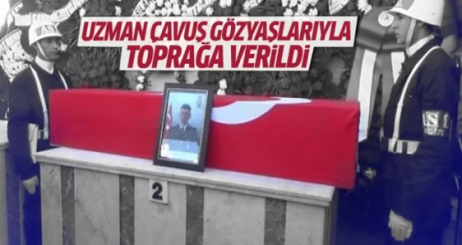 Uzman Çavuş Hüseyin Şerbetçi'ye veda..