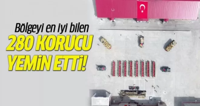 Van'da 280 korucu yemin etti