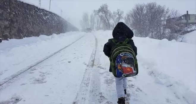 Van'da eğitime kar engeli