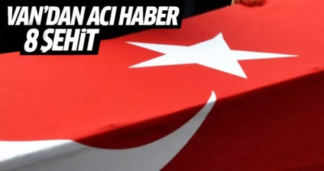 Van'da terör operasyonu: 8 şehit