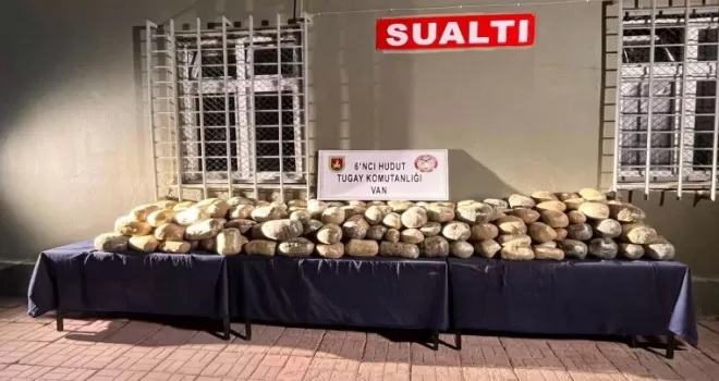 Van sınırında 412 kilogram uyuşturucu ele geçirildi