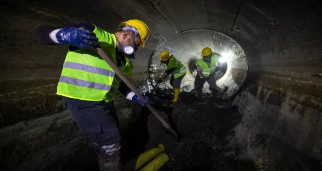 Yeraltı temizliği İzmir Körfezi’ne nefes oluyor