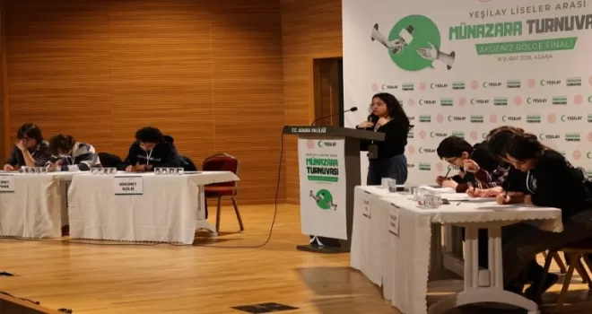 Yeşilay’ın lise münazaralarında ’Akdeniz Bölge Finali’ tamamlandı