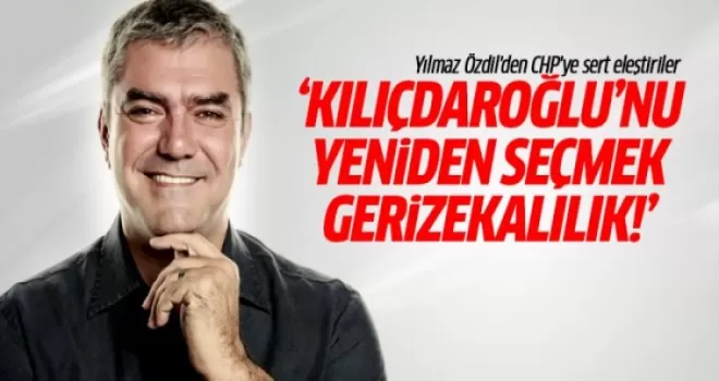 Yılmaz Özdil: Kılıçdaroğlu’nu yeniden seçmek gerizekalılık!