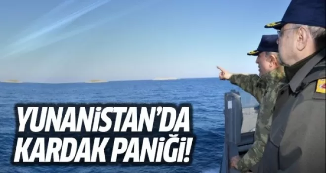 Yunanistan'da Kardak paniği!