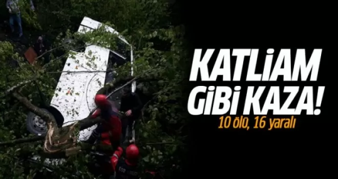 Zonguldak'ta katliam gibi kaza: 10 ölü, 16 yaralı