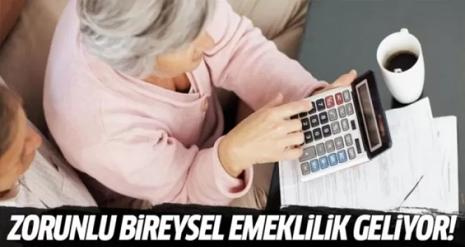 Zorunlu bireysel emeklilik geliyor